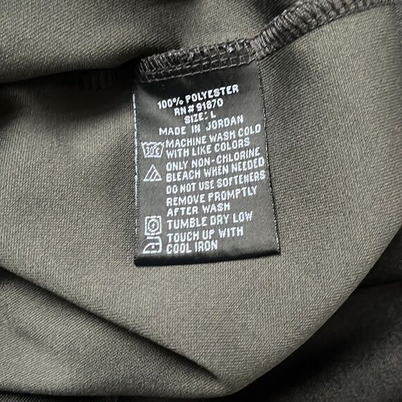 Mens Very Dark Grey Quarter Zip Pullover Jacket Sweater - Picture 6 of 6